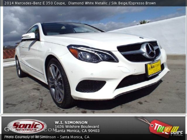 2014 Mercedes-Benz E 350 Coupe in Diamond White Metallic