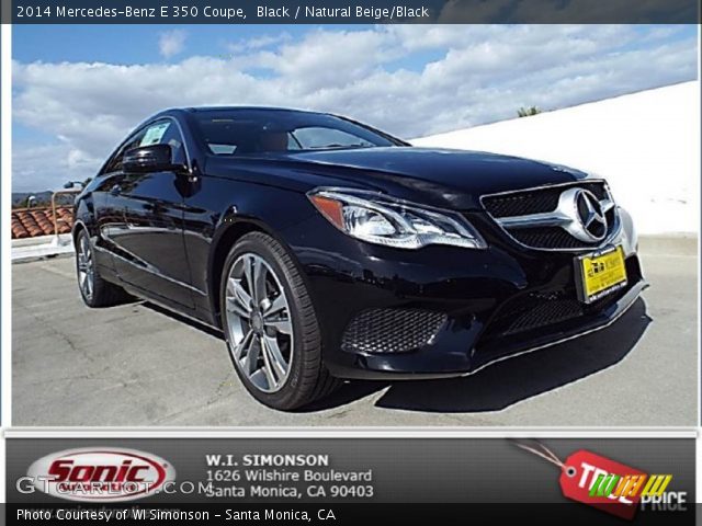 2014 Mercedes-Benz E 350 Coupe in Black