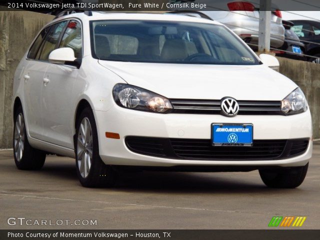 2014 Volkswagen Jetta TDI SportWagen in Pure White