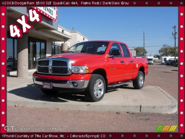 2003 Dodge Ram 1500 SLT Quad Cab 4x4 in Flame Red