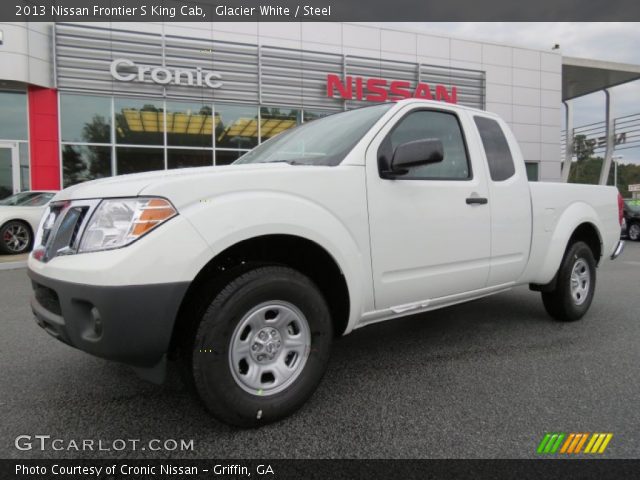 2013 Nissan Frontier S King Cab in Glacier White