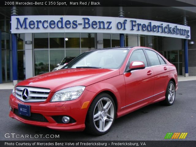 2008 Mercedes-Benz C 350 Sport in Mars Red