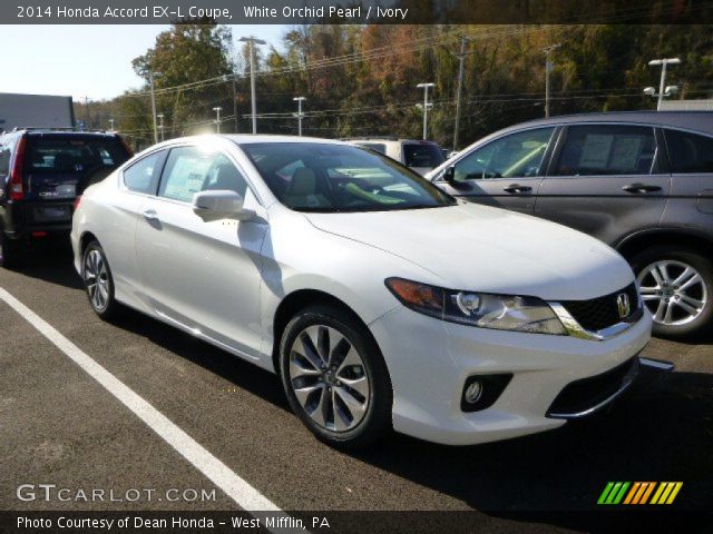2014 Honda Accord EX-L Coupe in White Orchid Pearl