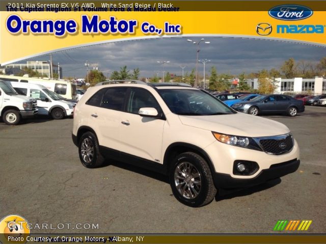 2011 Kia Sorento EX V6 AWD in White Sand Beige