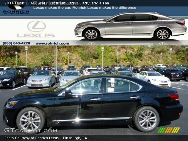 2014 Lexus LS 460 AWD in Obsidian Black