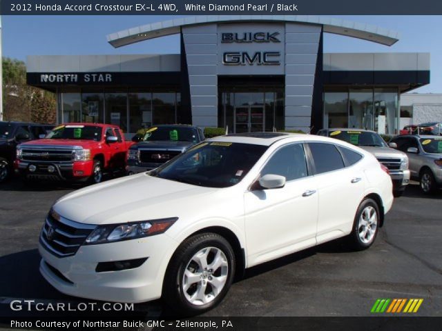 2012 Honda Accord Crosstour EX-L 4WD in White Diamond Pearl