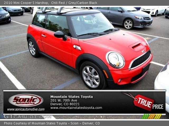 2010 Mini Cooper S Hardtop in Chili Red