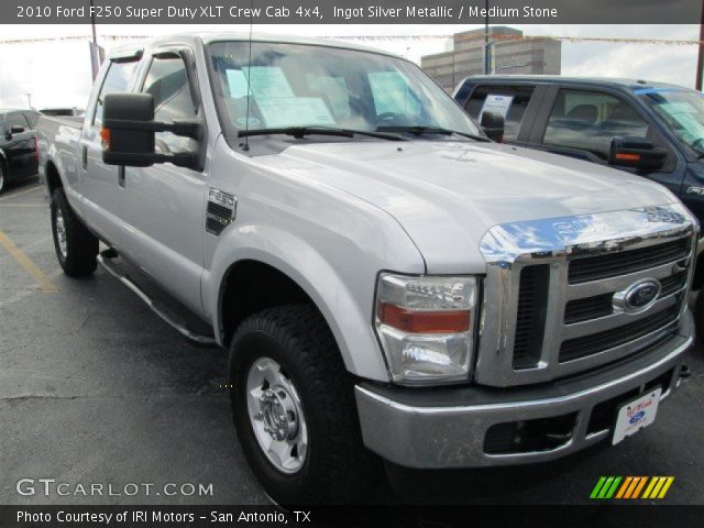 2010 Ford F250 Super Duty XLT Crew Cab 4x4 in Ingot Silver Metallic