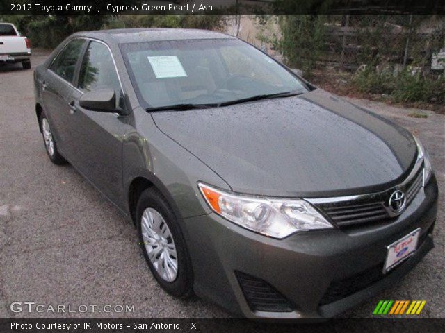 2012 Toyota Camry L in Cypress Green Pearl