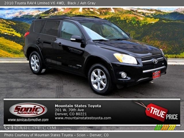 2010 Toyota RAV4 Limited V6 4WD in Black