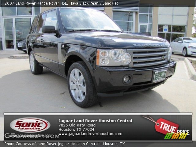 2007 Land Rover Range Rover HSE in Java Black Pearl
