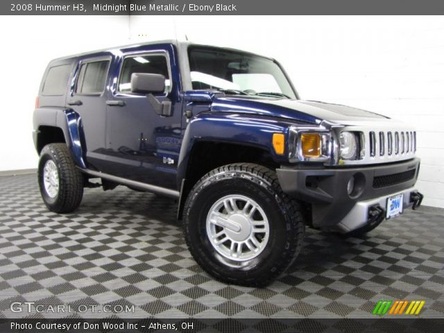 2008 Hummer H3  in Midnight Blue Metallic