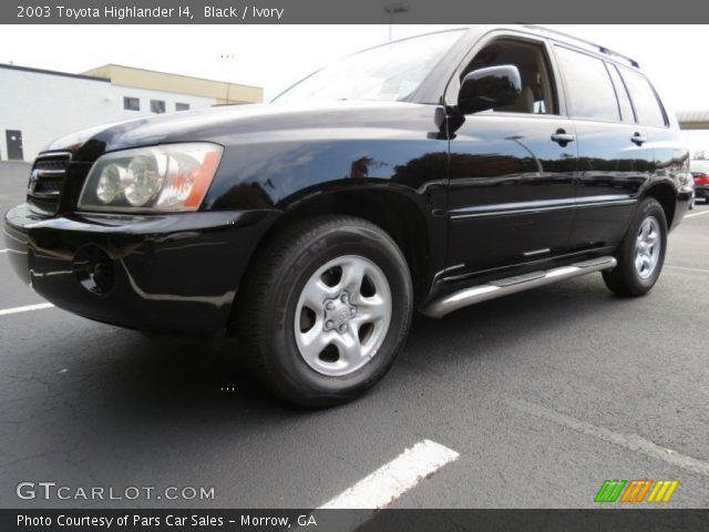 2003 Toyota Highlander I4 in Black