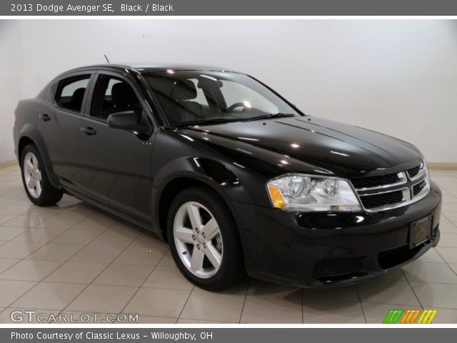 2013 Dodge Avenger SE in Black