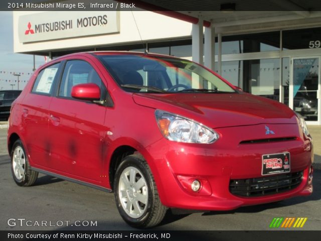 2014 Mitsubishi Mirage ES in Infrared