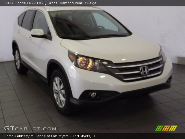 2014 Honda CR-V EX-L in White Diamond Pearl