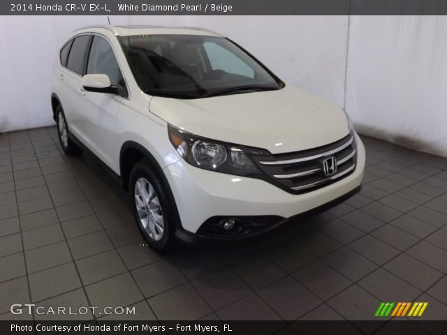 2014 Honda CR-V EX-L in White Diamond Pearl