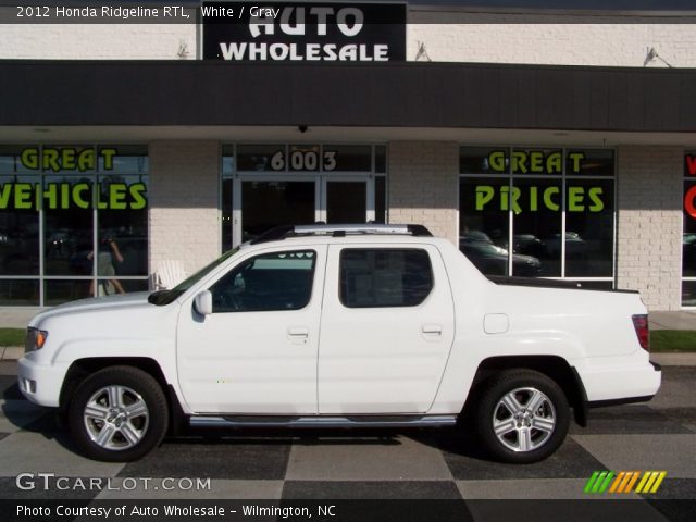 2012 Honda Ridgeline RTL in White