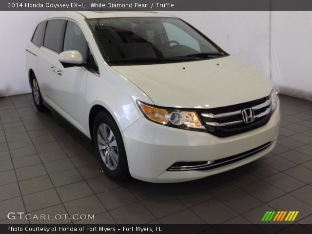2014 Honda Odyssey EX-L in White Diamond Pearl