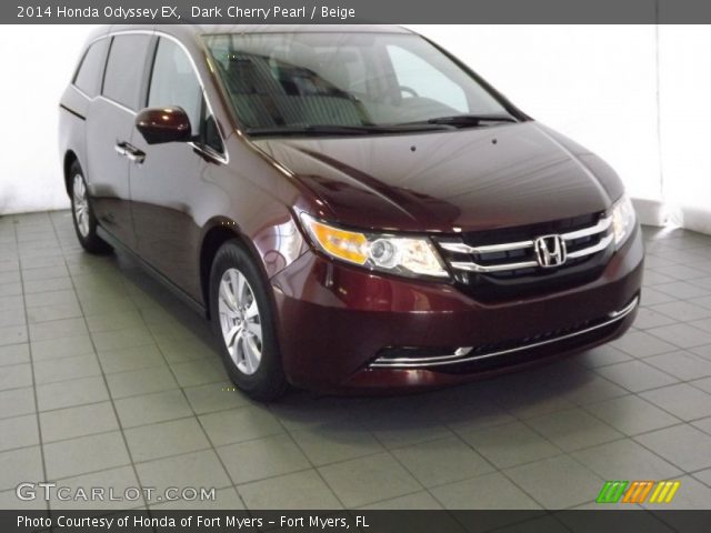 2014 Honda Odyssey EX in Dark Cherry Pearl