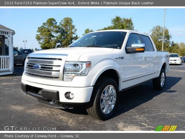 2013 Ford F150 Platinum SuperCrew 4x4 in Oxford White