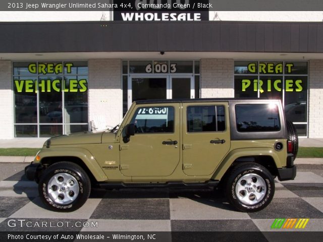 2013 Jeep Wrangler Unlimited Sahara 4x4 in Commando Green