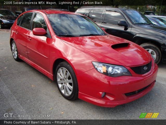 2008 Subaru Impreza WRX Wagon in Lightning Red