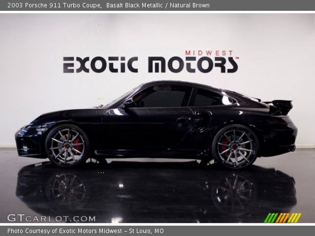 2003 Porsche 911 Turbo Coupe in Basalt Black Metallic