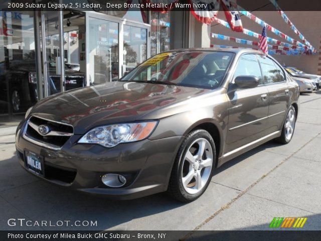 2009 Subaru Legacy 2.5i Sedan in Deep Bronze Metallic