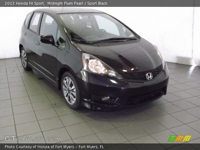 2013 Honda Fit Sport in Midnight Plum Pearl