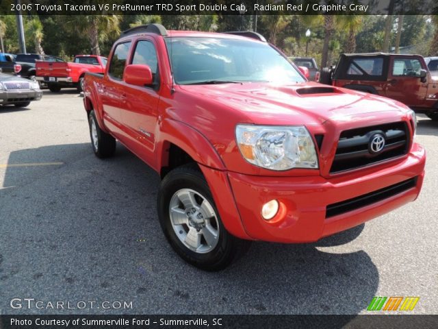 2006 Toyota Tacoma V6 PreRunner TRD Sport Double Cab in Radiant Red