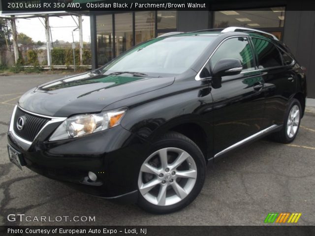 2010 Lexus RX 350 AWD in Obsidian Black