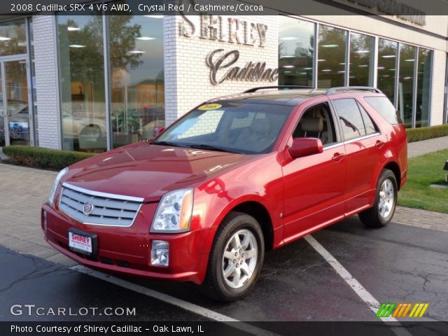 2008 Cadillac SRX 4 V6 AWD in Crystal Red