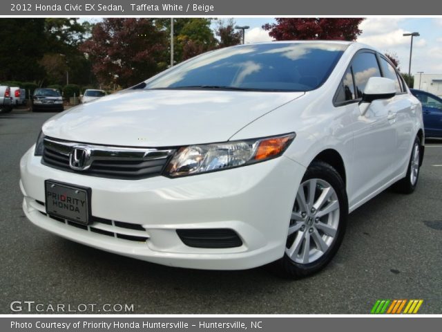 2012 Honda Civic EX Sedan in Taffeta White