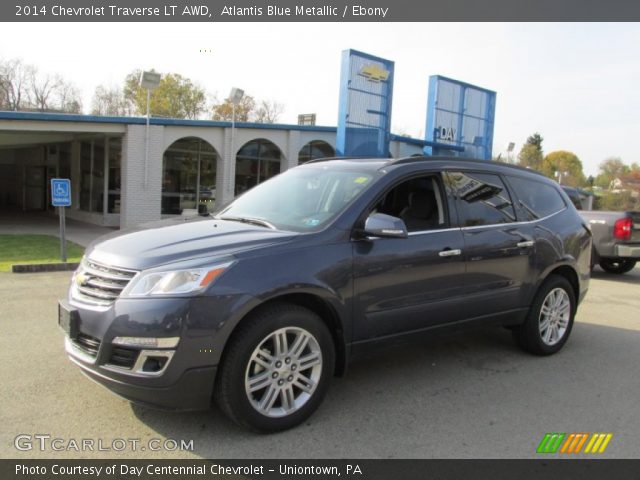 2014 Chevrolet Traverse LT AWD in Atlantis Blue Metallic