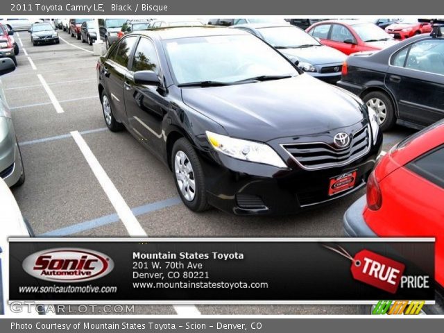 2011 Toyota Camry LE in Black