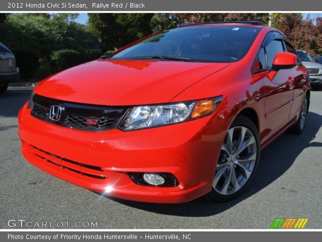 2012 Honda Civic Si Sedan in Rallye Red