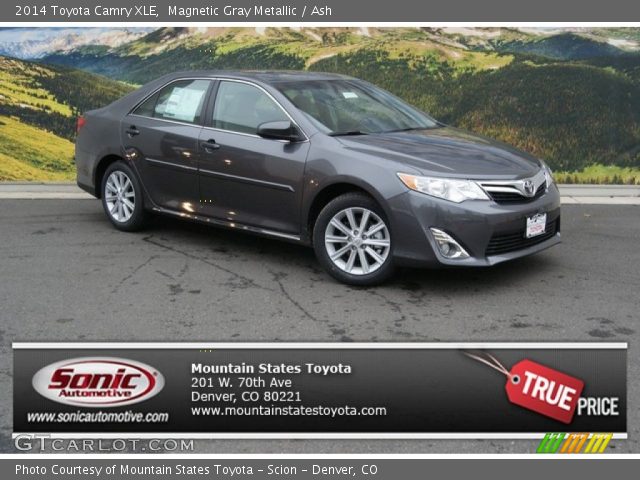 2014 Toyota Camry XLE in Magnetic Gray Metallic