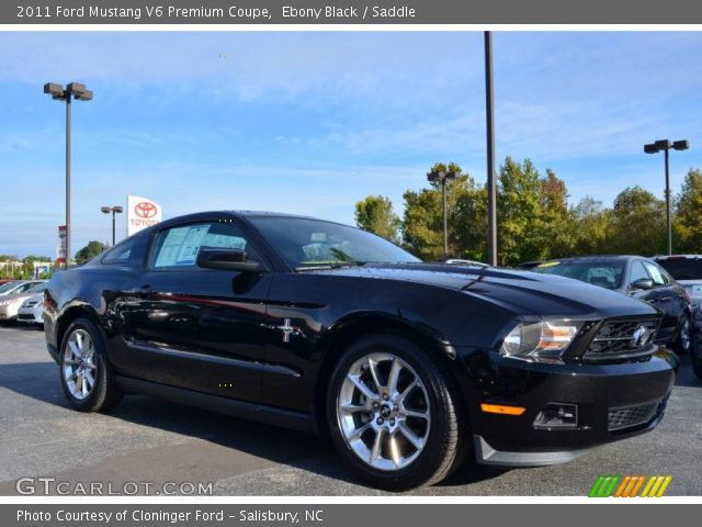2011 Ford Mustang V6 Premium Coupe in Ebony Black