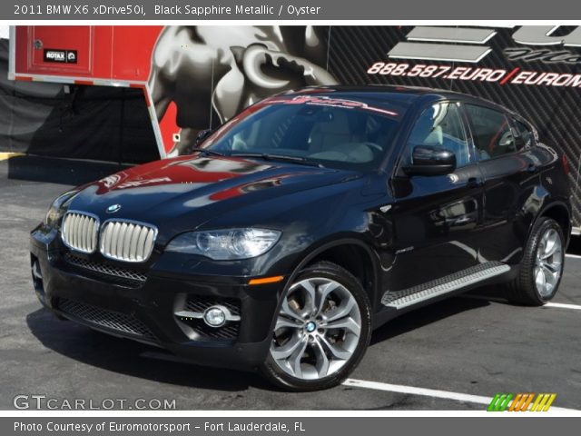 2011 BMW X6 xDrive50i in Black Sapphire Metallic