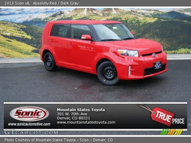 2013 Scion xB  in Absolutly Red