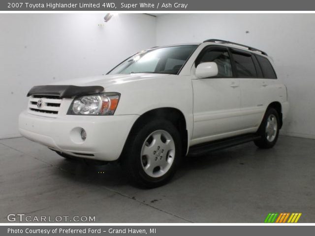 2007 Toyota Highlander Limited 4WD in Super White
