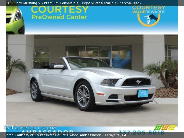 2013 Ford Mustang V6 Premium Convertible in Ingot Silver Metallic