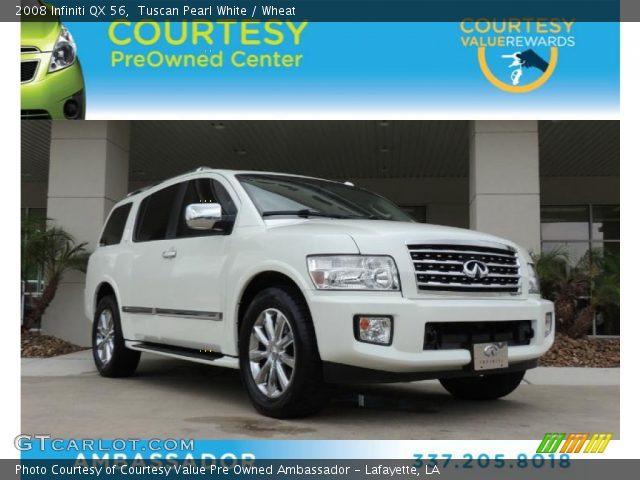 2008 Infiniti QX 56 in Tuscan Pearl White