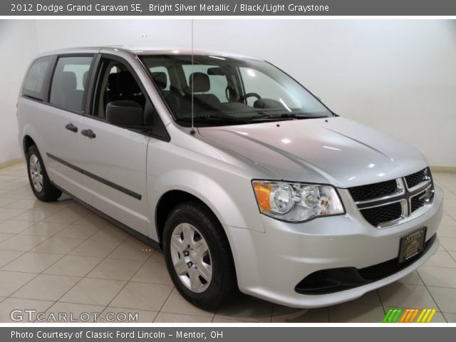 2012 Dodge Grand Caravan SE in Bright Silver Metallic