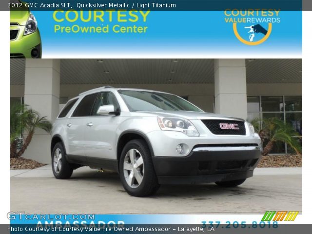 2012 GMC Acadia SLT in Quicksilver Metallic