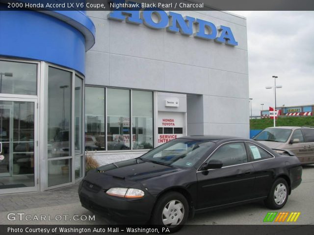 2000 Honda Accord LX V6 Coupe in Nighthawk Black Pearl