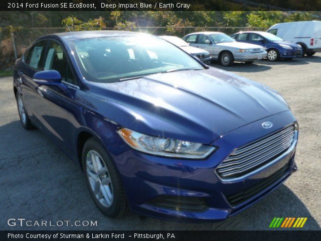 2014 Ford Fusion SE EcoBoost in Deep Impact Blue