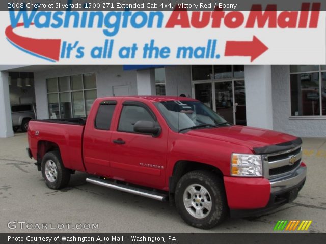2008 Chevrolet Silverado 1500 Z71 Extended Cab 4x4 in Victory Red