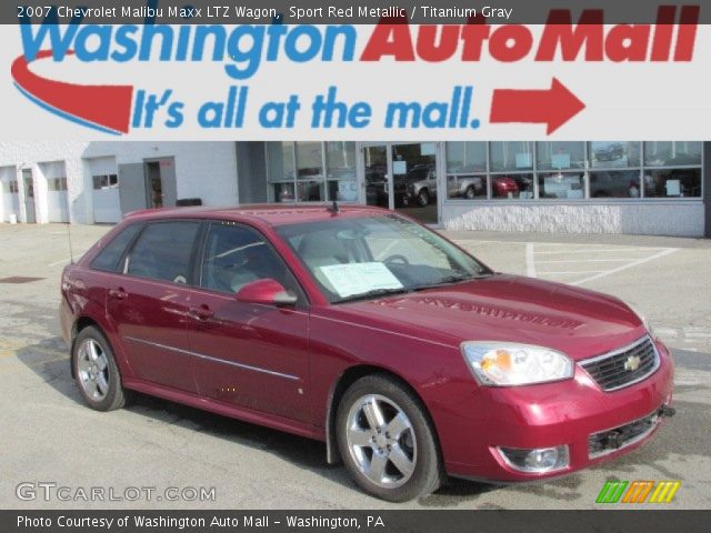 2007 Chevrolet Malibu Maxx LTZ Wagon in Sport Red Metallic